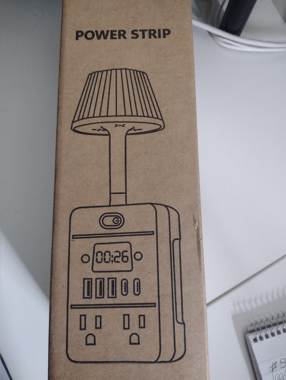 NIB 11 In 1 Power Strip Night Light